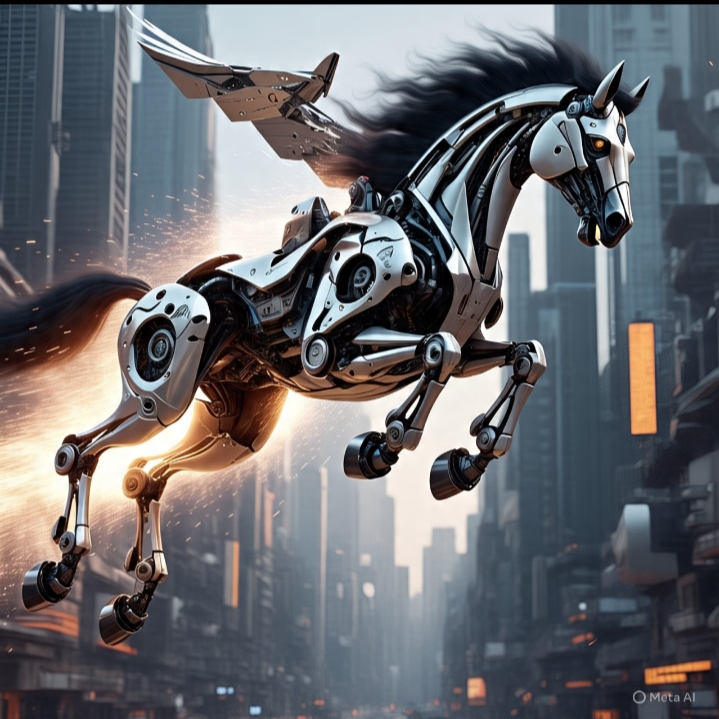 Flying Robotic Horse – A Glimpse into the Future of Travel! featured image